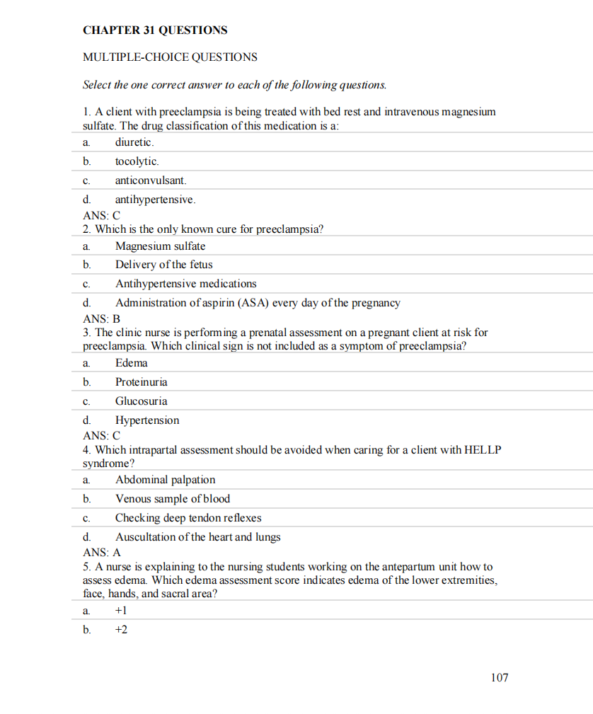 Test Bank Women’s Health in Nursing 3rd Edition by Kerri Durnell Schuiling