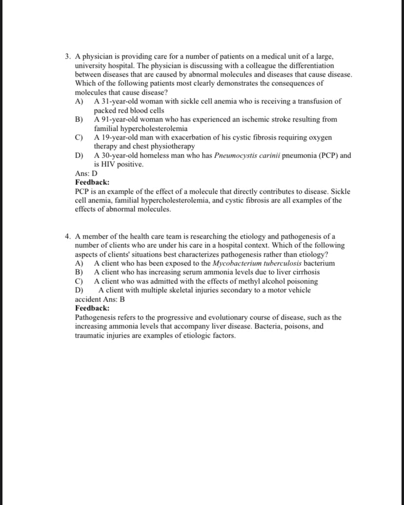 Test Bank Porth's Pathophysiology: Concepts of Altered Health 10th Edition by Norris