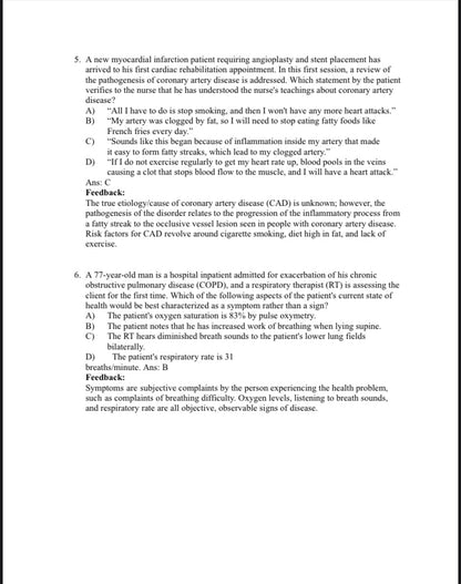 Test Bank Porth's Pathophysiology: Concepts of Altered Health 10th Edition by Norris