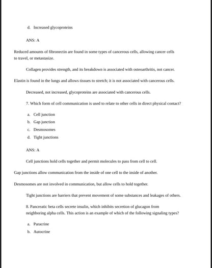 Test Bank Understanding Pathophysiology 7th Edition by Huether and Kathryn McCance